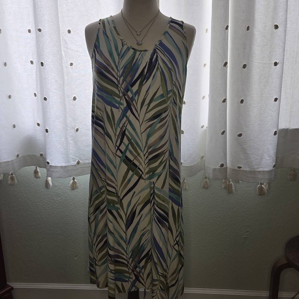 Elegant Multicolor Patterned Dress